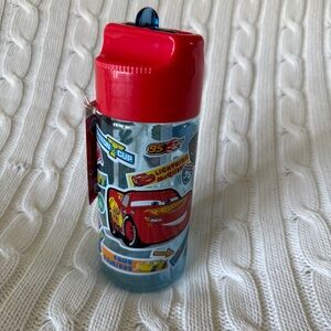 Disney Pixar Cars Lightning McQueen Straw Cup Spill Proof Sippy Gift Race Kachow